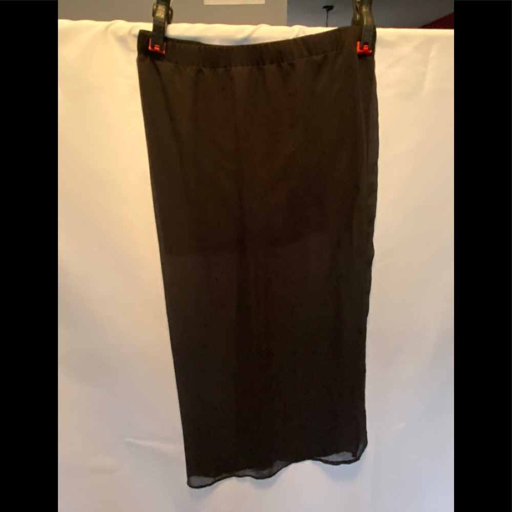 Express black maxi skirt